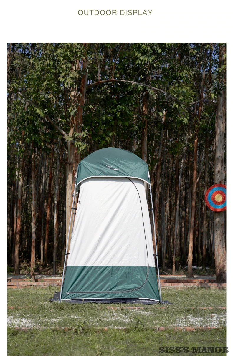 Cheap Goat Tents Vidalido Outdoor Strong Shower Tent Toilet Dressing Changing Room Movable WC Fishing Sunshade Multipurpose With Bottom PE Mat   